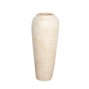 Floor vase Alexandra House Living Terracotta 30 x 80 x 30 cm-0