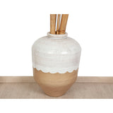 Vase Alexandra House Living Brown Beige Terracotta 48 x 60 x 48 cm-1