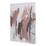 Oil Painting Romimex Beige Canvas Abstract 90 x 120 x 4 cm-2