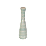 Vase Romimex Blue White Ceramic 20 x 69 x 20 cm-1