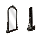 Wall mirror Romimex Black MDF Wood 61 x 100 x 6 cm-1