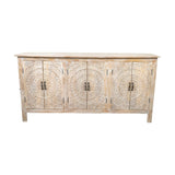 Sideboard Romimex Natural Mango wood 170 x 85 x 40 cm-0