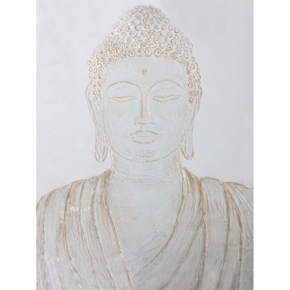 Oil Painting Romimex Canvas Buddha 120 x 160 x 4 cm-0