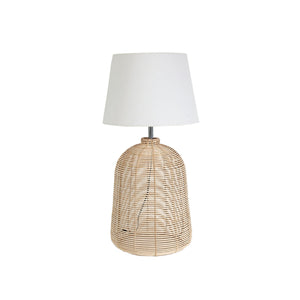 Desk lamp Romimex Beige wicker 38 x 76 x 38 cm-0