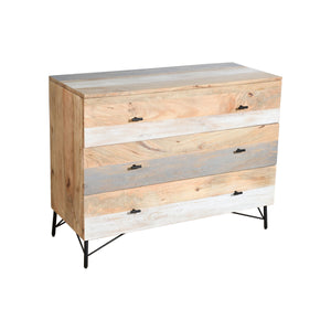 Chest of drawers Romimex Brown Mango wood 45 x 85 x 110 cm-0