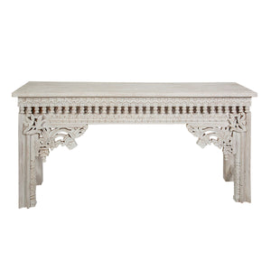 Console Romimex Beige Mango wood 150 x 75 x 40 cm-0