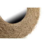 Wall mirror Romimex Nest Natural Rattan 80 x 20 x 80 cm Circular-1