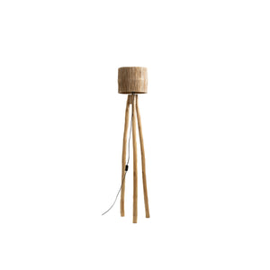 Floor Lamp Romimex Natural 30 x 160 x 30 cm-0