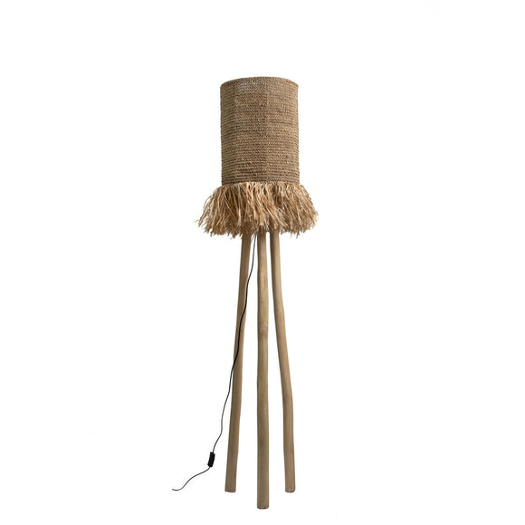 Floor Lamp Romimex Natural 30 x 160 x 30 cm-0