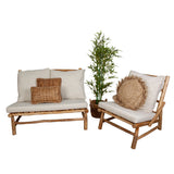 Garden sofa Romimex Natural 80 x 90 x 70 cm Greenhouse-1