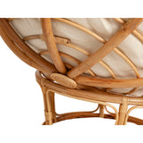 Chair Romimex Natural Rattan 115 x 90 x 115 cm-2