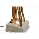 Floor Lamp Romimex Natural 30 x 180 x 30 cm-1