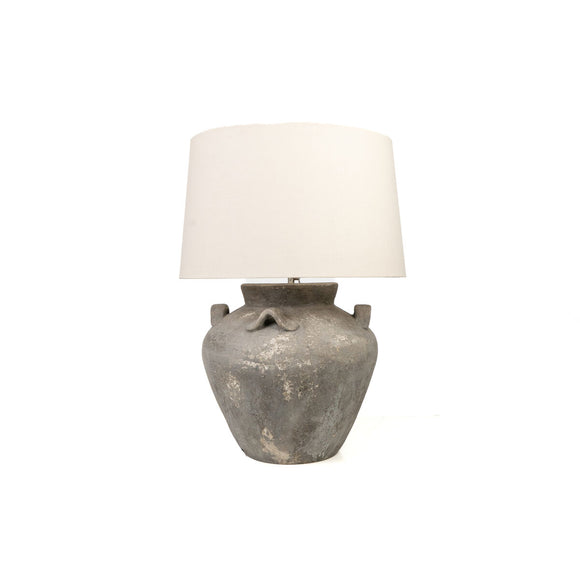 Desk lamp Romimex Grey Ceramic 40 x 75 x 40 cm-0