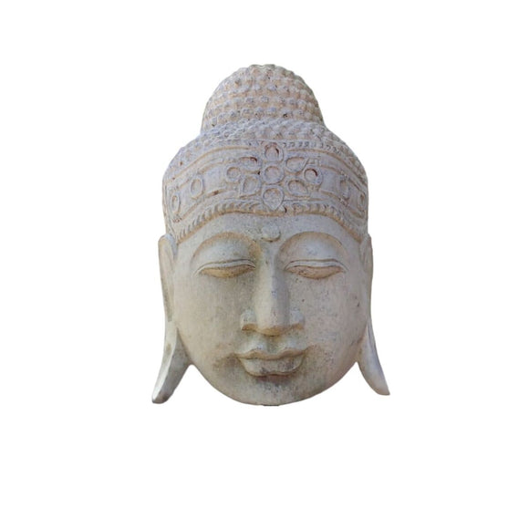 Wall Decoration Romimex Beige Buddha 30 x 50 x 10 cm-0