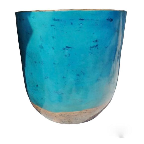 Planter Romimex Blue Cement Fibre 80 x 80 x 80 cm-0