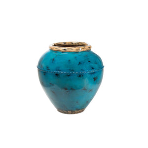 Vase Romimex Blue Ceramic 55 x 55 x 55 cm-0