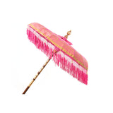 Decorative umbrella Romimex Bali Fuchsia 150 x 200 x 150 cm-0