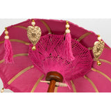 Decorative umbrella Romimex Fuchsia 35 x 60 x 35 cm-1