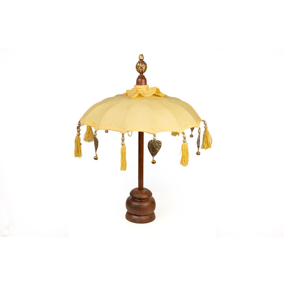 Decorative umbrella Romimex Yellow 35 x 60 x 35 cm-0