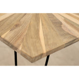 Side table Romimex Natural Teak 60 x 45 x 60 cm-1