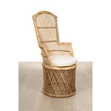 Armchair Romimex Natural 55 x 105 x 55 cm-1