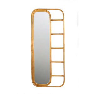 Free standing mirror Romimex Natural 4 x 170 x 70 cm-0