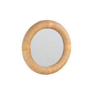 Wall mirror Romimex Natural Rattan 80 x 80 x 7 cm 7 x 80 x 80 cm-0