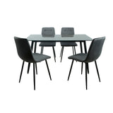 Table set with chairs Romimex 5 Pieces-3