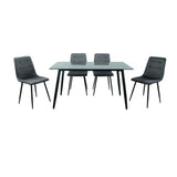 Table set with chairs Romimex 5 Pieces-1