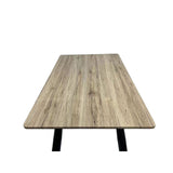 Expandable table Romimex Brown Metal MDF Wood 90 x 76 x 90 cm-2