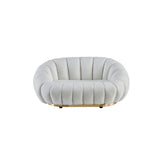 Sofa Romimex White 90 x 60 x 145 cm-3