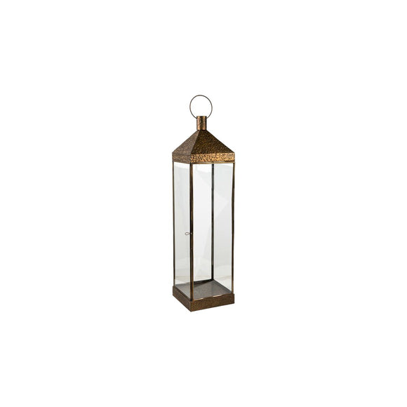 Lantern Romimex Antique Brown Metal 20 x 65 x 20 cm-0