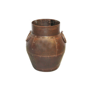 Vase Romimex Brown Metal 40 x 50 x 40 cm-0