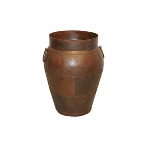 Vase Romimex Brown Metal 45 x 57 x 45 cm-0