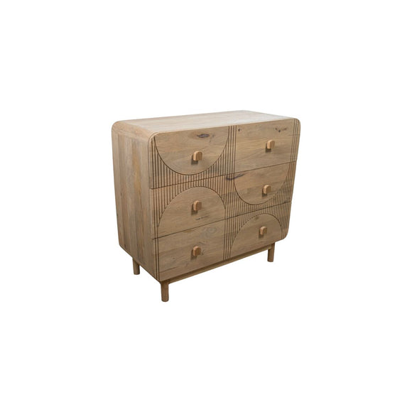 Sideboard Romimex Natural Mango wood 40 x 85 x 90 cm-0