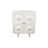 Sideboard Romimex White Mango wood 42 x 111 x 91 cm-0