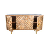 Sideboard Romimex Brown Golden Mango wood 45 x 83 x 152 cm-2