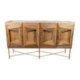 Sideboard Romimex Brown Golden Mango wood 44 x 92 x 152 cm-0