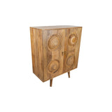 Sideboard Romimex White Mango wood 42 x 111 x 91 cm-3