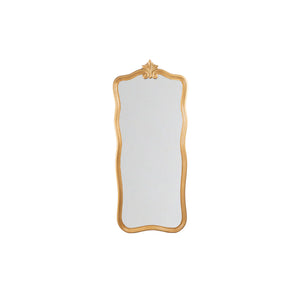 Wall mirror Romimex Golden MDF Wood 71 x 170 x 3 cm-0