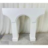 Console Romimex White MDF Wood 100 x 91 x 24 cm-1