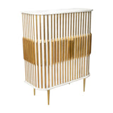 Console Romimex White Golden 91 x 114 x 41 cm-3