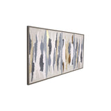 Painting Romimex polystyrene MDF Wood Abstract 120 x 60 x 3 cm-2