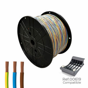 Multi-core Electric Cable Sediles h07z1-k 3G Tricolour 3 x 1,5 mm 300 m-0