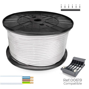 Multi-core Electric Cable Sediles White 3 x 1 mm 200 m h05vvh2-f-0