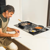 Induction Hob with Integrated Extractor Cecotec Bolero Squad IH 4800 FullFlex80 7400 W-1