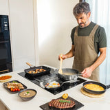 Induction Hob with Integrated Extractor Cecotec Bolero Squad IH 4800 FullFlex80 7400 W-10