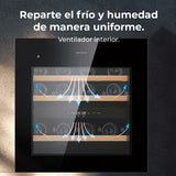 Vinoteca Cecotec Duo 36000 Touch Black-11