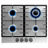 Gas Hob Cecotec Bolero Squad G 4200F Inox 8000 W 58 x 50 cm-2