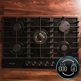 Gas Hob Cecotec Bolero Squad G 5200F 11000 W 75 x 50 cm-4
